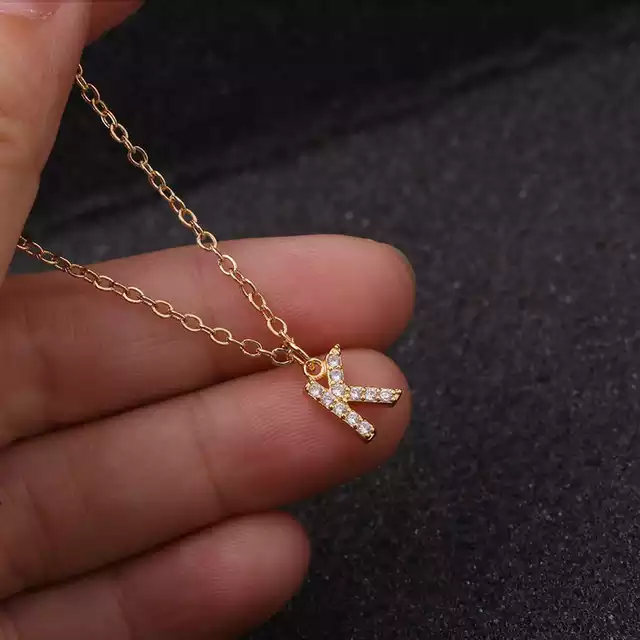 Aspen Initial Pendant Necklace