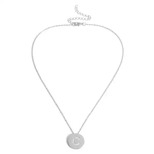 Luxe monogram initial necklace