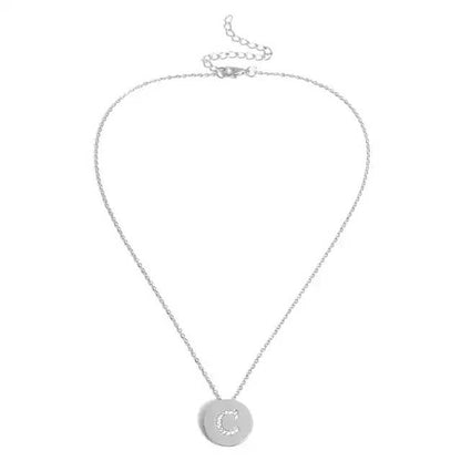 Luxe monogram initial necklace