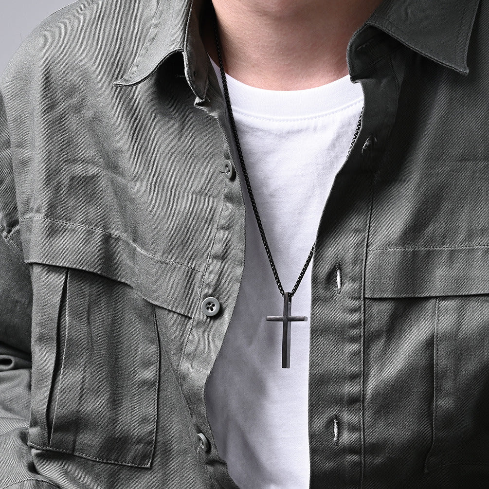 Tessa Personalized Cross Necklace