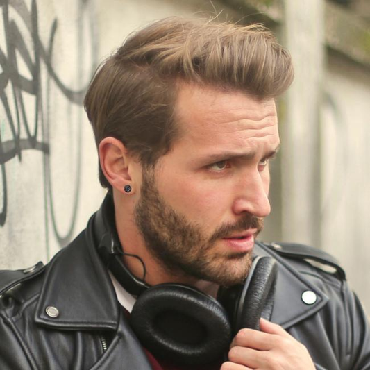 Crystal cluster magnet suction ear clip for men without holes