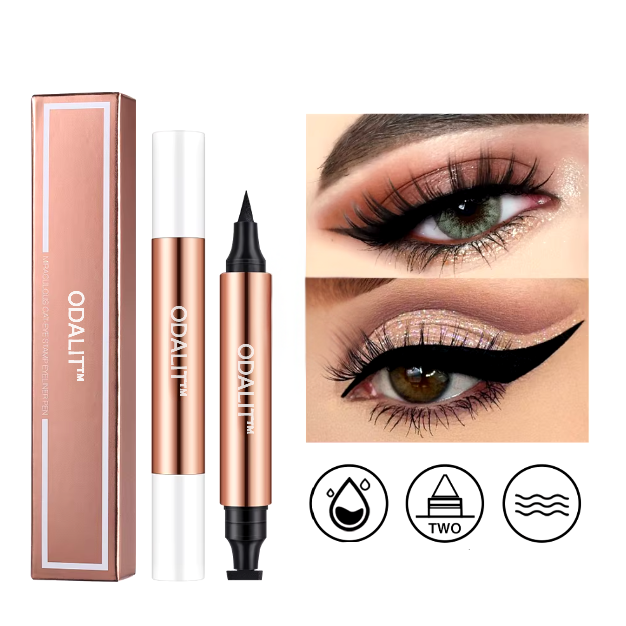 Naomi Perfect Eyeliner in 1 Minute: ODALIT™ Eyeliner Stamp