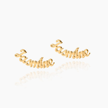 Name Stud Earrings