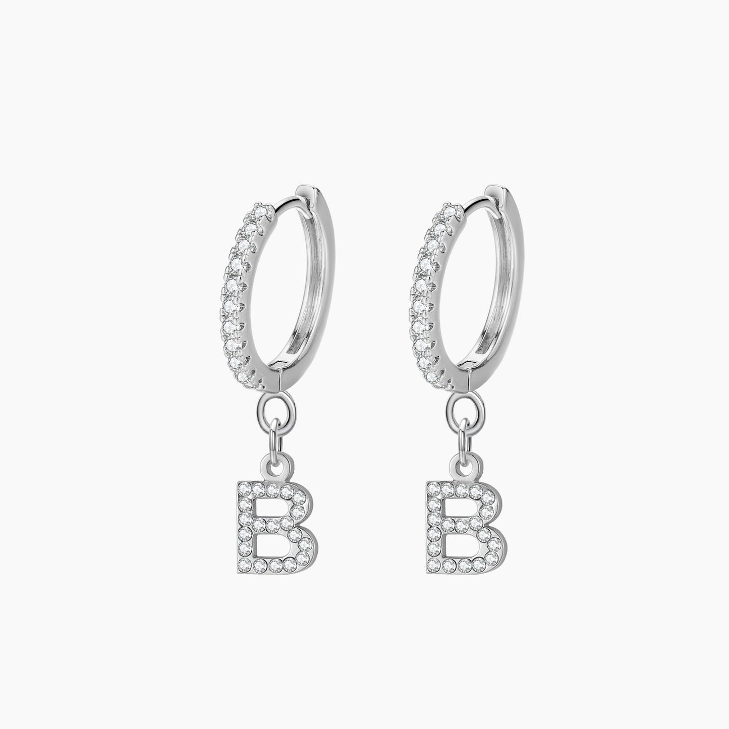 Iced Letter Earrings