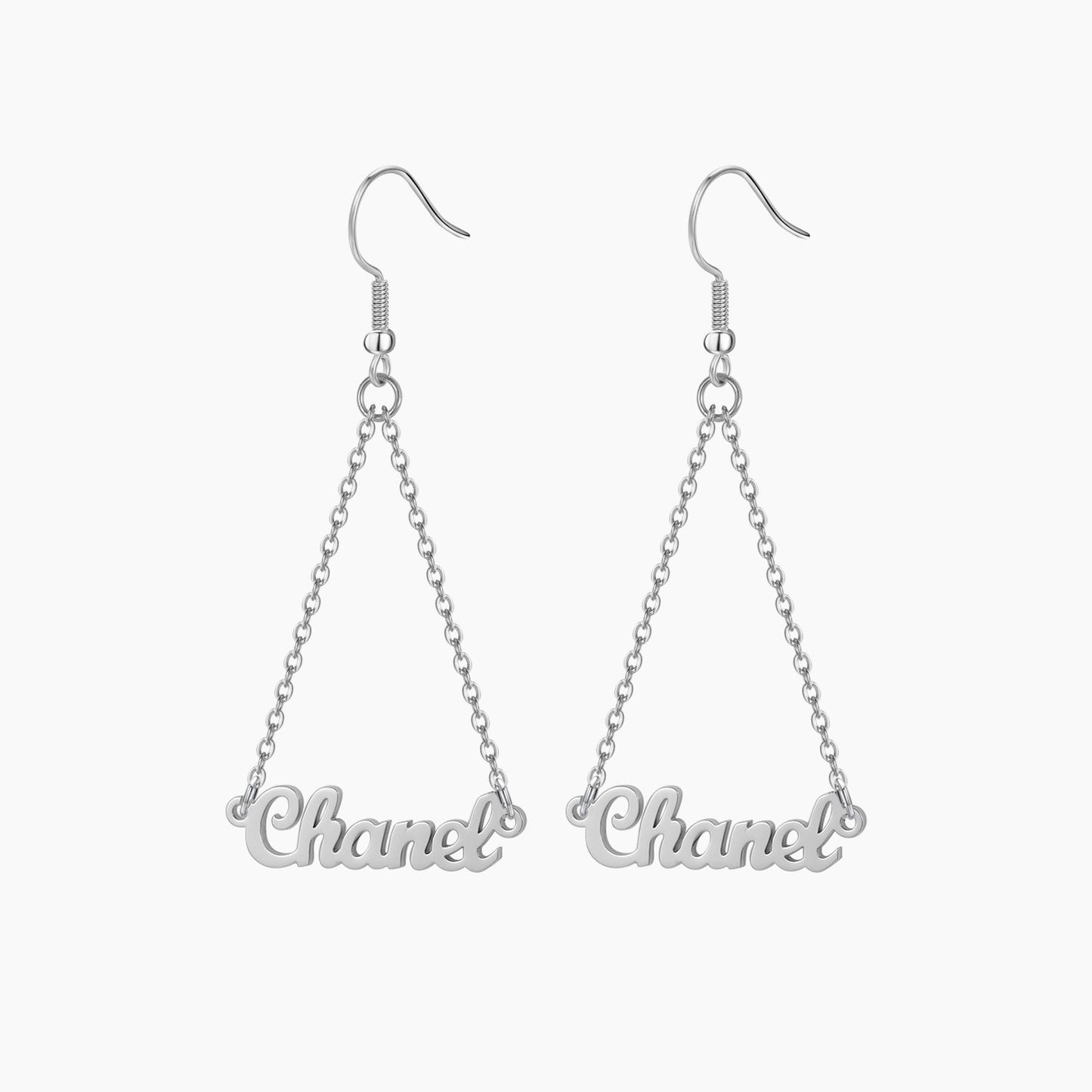 Name Dangle Earrings