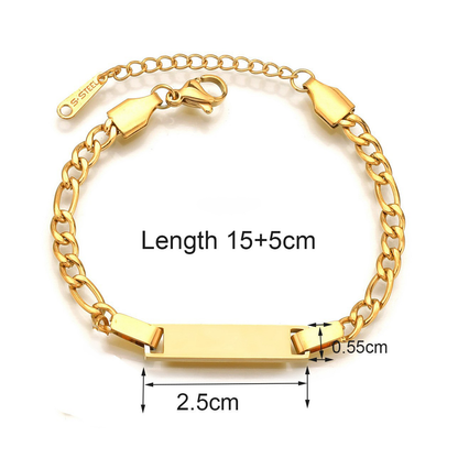 Children's bracelet DIY personalized engraved bracelet