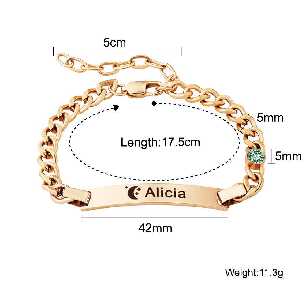 Personalized Engraved Children's Bracelet