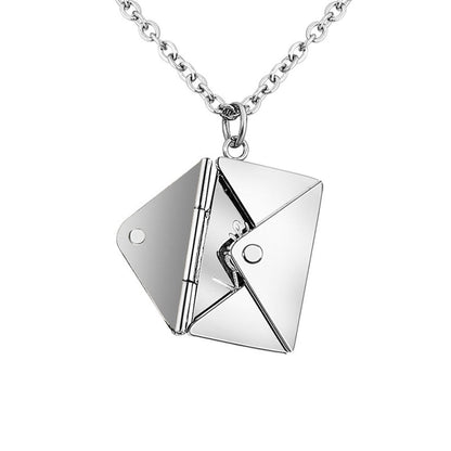 Mother's Day Gift-Custom Love Photo Letter Envelope Necklace