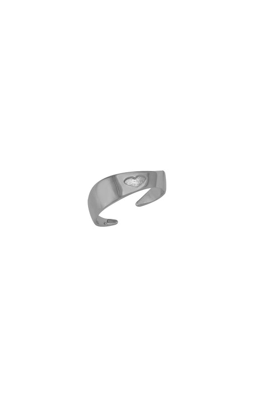 Large Personalized Agape Ring