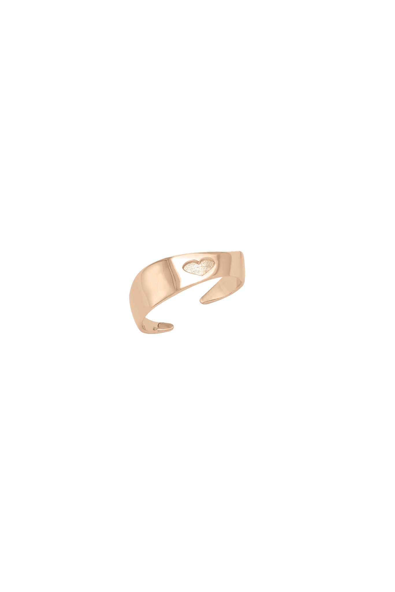 Large Personalized Agape Ring