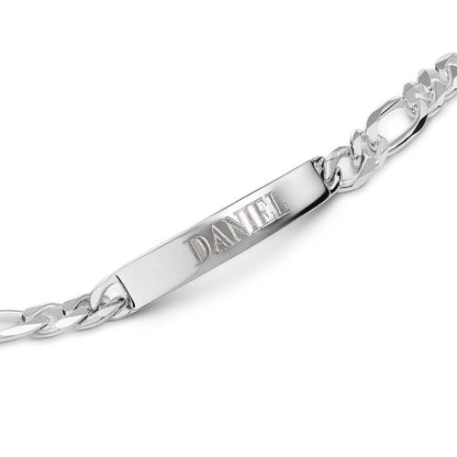 Amigo ID Bracelet for Men in Sterling Silver