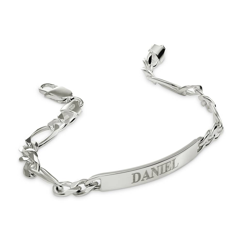 Amigo ID Bracelet for Men in Sterling Silver